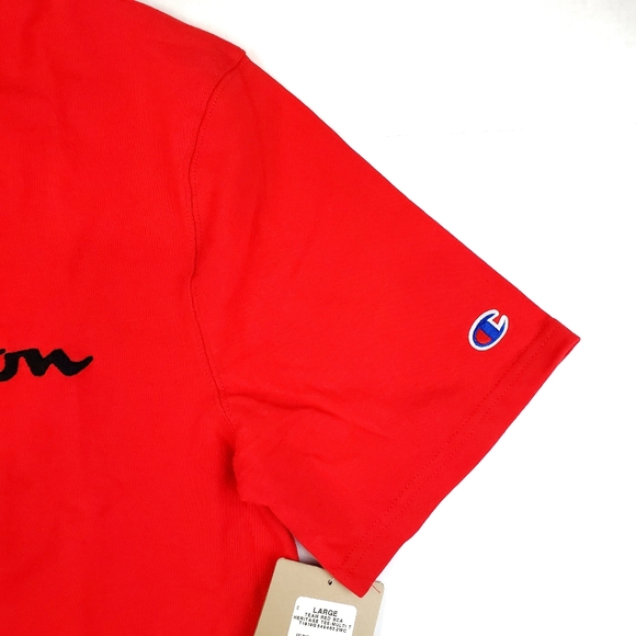 Champion Classic Heritage Team Red Short T Shirt - Picture 4 of 5
